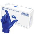 Pentagon Safety Equipment Disposable Gloves, Powder-Free, 5 mils, Latex-Free, Blue Angel Series, M, 100 N1S-4.5-LR